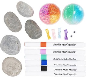 Kreatívna sada Craft Kit Stone Decoration Monster