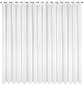 ZÁCLONA NA KRÚŽKOCH SYLVIA 350X250 CM BIELA
