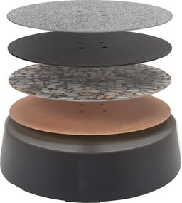 Doppler Dekoračný panel Easy Move Switch - žula tmavá