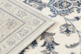Koberec NAIN Ramka ornament 7335/51935 béžový / granátový