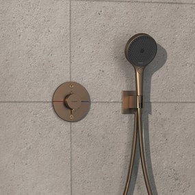 Hansgrohe ShowerSelect Comfort S, termostat pod omietku pre 2 spotrebiče, kartáčovaný bronz, HAN-15554140