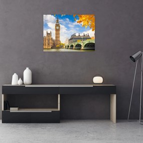 Sklenený obraz - Big Ben, Londýn (70x50 cm)