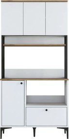 Skriňa Jesy Walnut and White