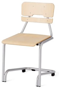 Školská stolička DOCTRINA, V 450 mm, breza