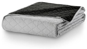 DecoKing Prehoz na posteľ Axel sivá/čierna, 170 x 210 cm, 170 x 210 cm