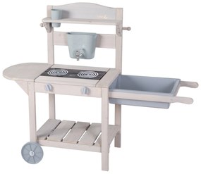 roba Drevená kuchynka s kolieskami  (100393125)