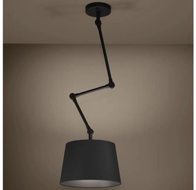 Eglo 390112 - Luster na tyči PISTUNIO 1xE27/40W/230V čierna