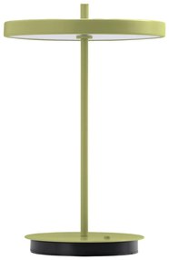Zelená kovová LED stolová lampa s kovovým tienidlom (výška 31 cm) Asteria Move – UMAGE