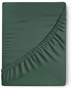 SATÉNOVÉ PRESTIERADLO DINA 180X210 CM TMAVOZELENÁ