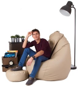 Sedací vak Kizzy XXXL (podnožka ZADARMO) (ES 04). Akcia -20%. Vlastná spoľahlivá doprava až k Vám domov. 604061
