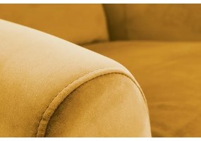 Polohovacie kreslo RELAXA žlté