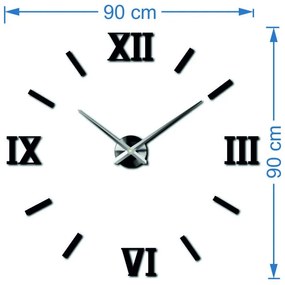 Nalepovacie hodiny do kuchyne, hodiny z plastu I SENTOP 12S048