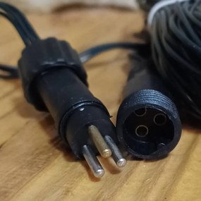 DECOLED Svetelná sieť LED Hobby Line, 2x 1,5 m, ľadovo biela, 90 diód