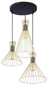 Luster na lanku SAHARA 3xE27/60W/230V