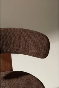 Hnedé čalúnené jedálenské stoličky v súprave 2 ks Nadia – MOME