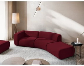 Vínovočervená zamatová leňoška (pravý roh) Ekahi – Makamii
