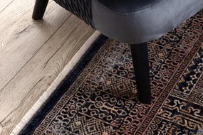 Koberec KESHAN, strapce 1251/53511 zlatý / modrý