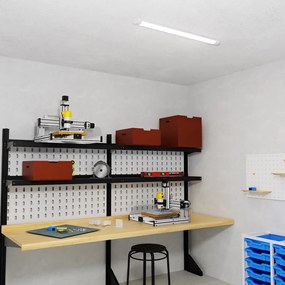 LED svietidlo Batten, 1x LED 27w, 4000k, w, (90 cm)