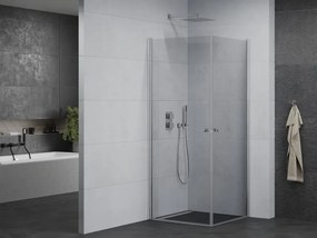 Mexen Pretoria DUO sprchovací kút 90x90cm, 6mm sklo, chrómový profil-číre sklo, 852-090-090-02-00