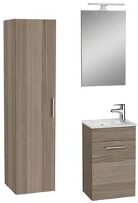 Kúpeľňová zostava s umývadlom vrátane umývadlovej batérie, vtoku a sifónu VitrA Mia cordoba KSETMIA40C, 1 ks