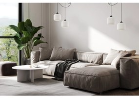 Závesné svietidlo Riffle Spider, 4x biele sklenené tienidlo, b