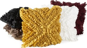 DEKORAČNÁ OBLIEČKA NA VANKÚŠ MIRENA 45X45 CM TMAVOBÉŽOVÁ