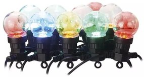 EMOS LED vonkajšie reťaz - 10x párty žiarovky, 5m multicolor DCPM01