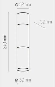 Bodové svietidlo ELIT 1xGU10/10W/230V biela