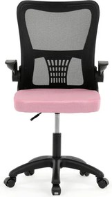 Detská otočná stolička ružová KA-K2006 PINK