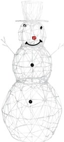 Aigostar - LED vonkajšia vianočná dekorácia 3,6W/31/230V 2700K 120cm IP44 snehuliak