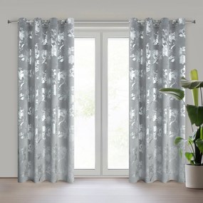 ZATEMŇOVACÍ ZÁVES NA KRÚŽKOCH CELIA 140X250 CM VZOROVANÁ