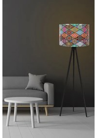 Stojacia lampa AYD 1xE27/60W/230V pestrofarebná/čierna