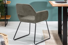 Stolička Mustang z mikrovlákna antique taupe