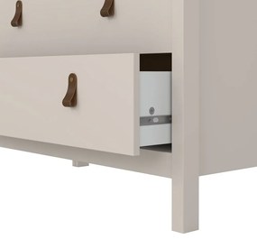 Sivobéžová komoda 82x80x38 cm Madrid – Tvilum