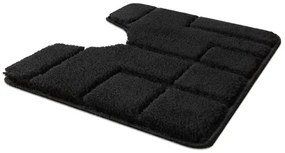 Sada kúpeľňových koberčekov SUPREME LINES línie, čierna