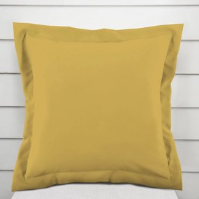 Biante Dekoračná obliečka na vankúš s lemom Rongo RG-098 Horčicová 50 x 50 cm
