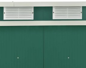 Záhradný domček na náradie, 267 x 181 cm, tmavozelený