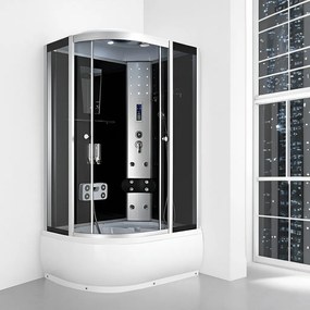Terra Hydromasážny box WSH7106R, 120x80 pravý bez sauny