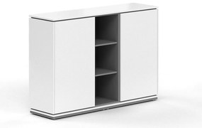 Stredná skriňa Creator 162,8 x 44,5 x 115,5 cm, antracit / biela