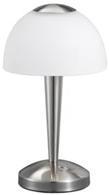 VENTURA | Stolná niklová dizajnová LED lampa