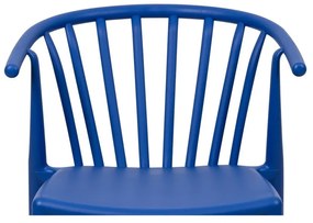 Modrá plastová záhradná stolička Capri – Bonami Essentials