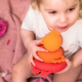 Lilliputiens - stohovacia pyramída sliepočky Paulette - hračka do vody