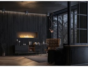 InFire - Vstavaný BIO krb 150x50 cm 4,2kW čierna