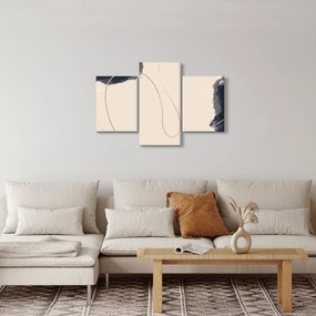 Obraz - Béžová abstrakcia (90x60 cm)