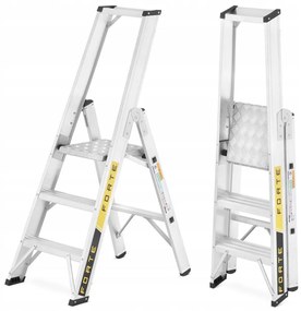 ALVE Schodíky jednostranné hliníkové 9303 PROFI PLUS FORTE