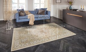 ELLE Decoration, Kusový koberec Imagination 104202 Golden / Yellow z kolekcie Elle, 160x230, žltá, obývacia izba