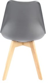 Bestent Jedálenská stolička šedá škandinávsky štýl Basic