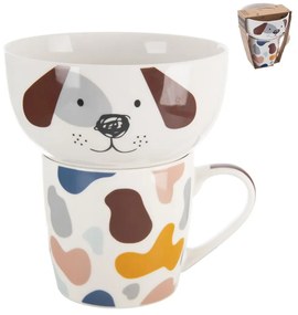 Porcelánová súprava hrnčeka a misky 2 ks 350 ml – Orion