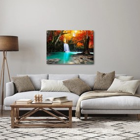 Obraz - Smaragdová lagúna (70x50 cm)