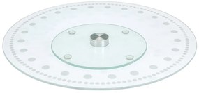 Sklenený otočný servírovací podnos Brody, (fi) 30 cm